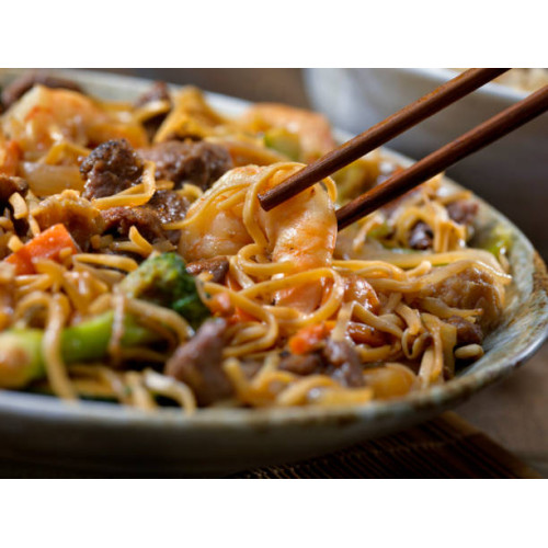Chow Mein Shrimp Noodles  